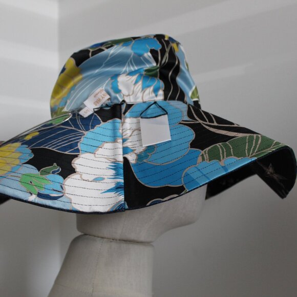 NWT Johnny Was Biya JWLA 3J Workshop Reversible Beach Hat Zolita One Size - Picture 8 of 13